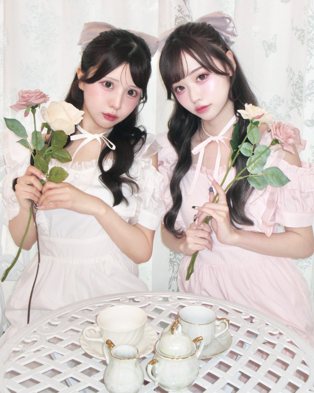《LAFARY closet》ティアードロングワンピ