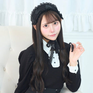 《LAFARYオリジナル》レースチュールヘッドドレス 1