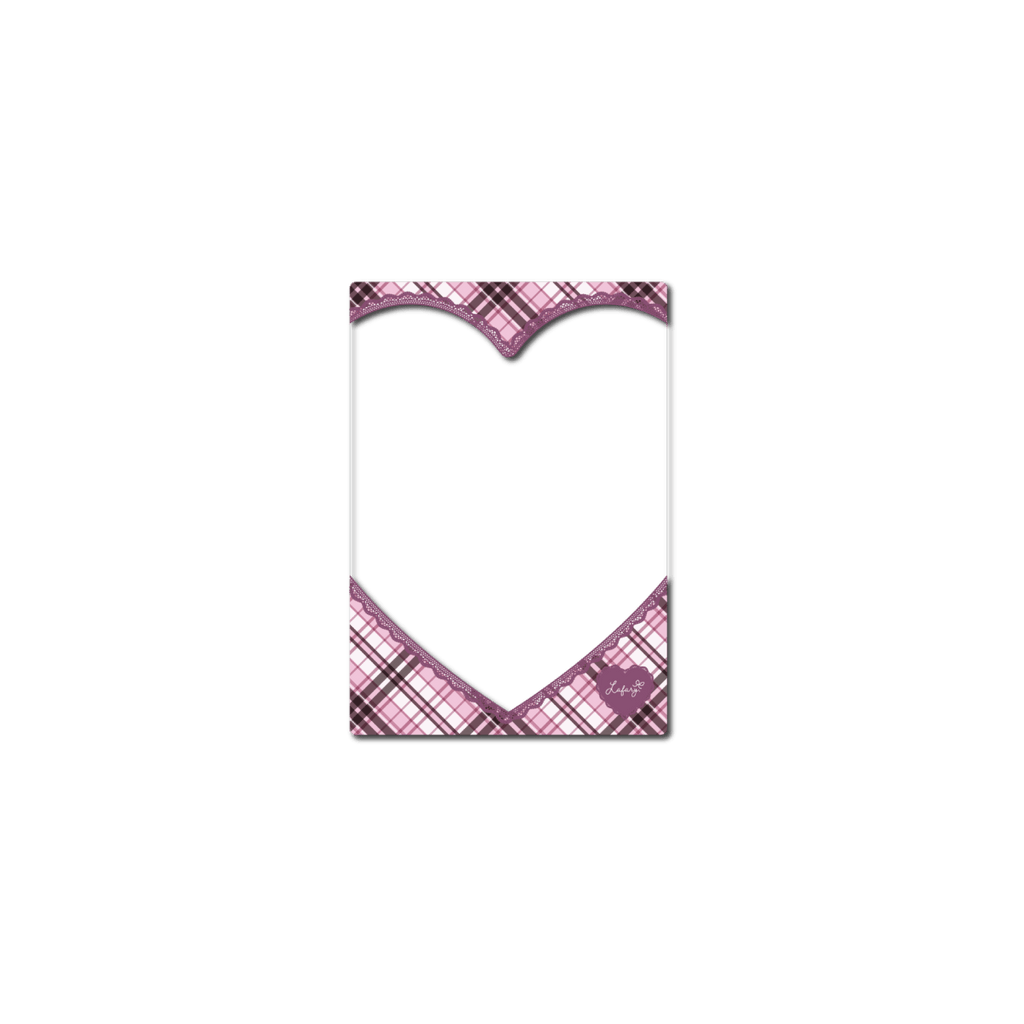 Lafaryオリジナル》メルティチェック/ブラックピンク オタ活カード 