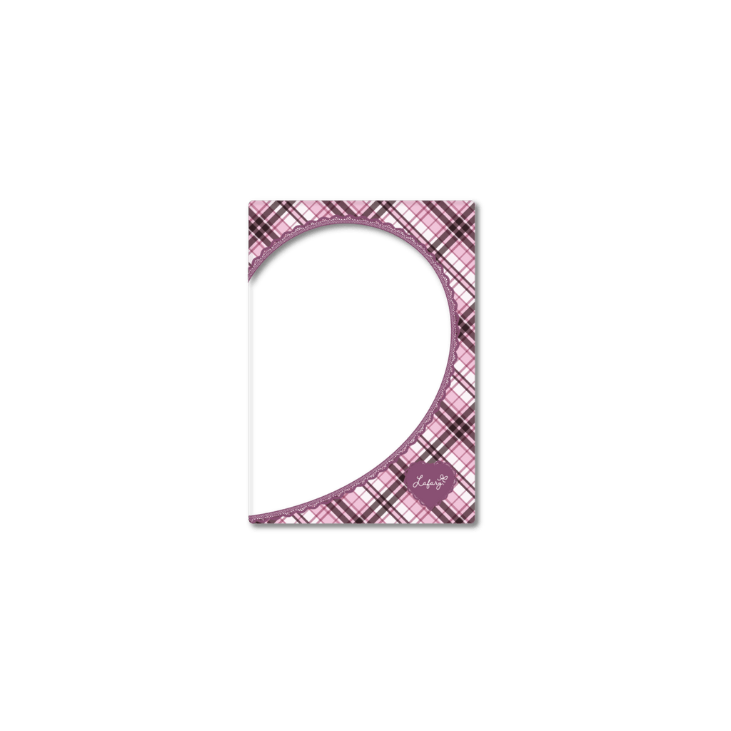Lafaryオリジナル》メルティチェック/ブラックピンク オタ活カード 