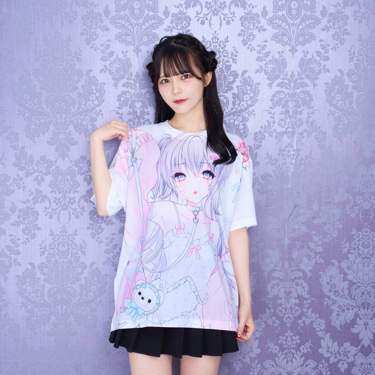 Lafary×ビビちゃん第二弾》フルグラフィックTシャツ － LafaryShop