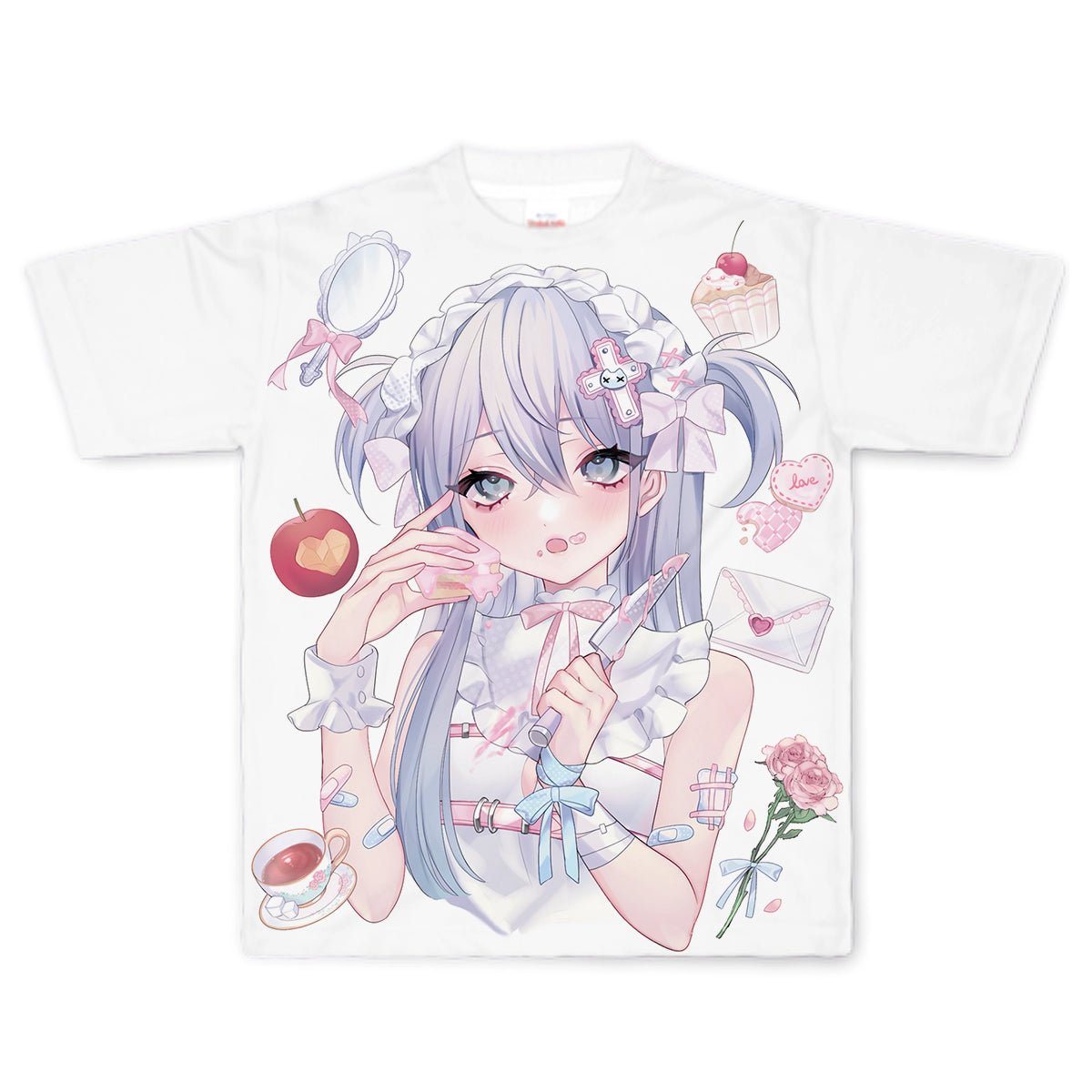 Lafary×ビビちゃん第二弾》フルグラフィックTシャツ － LafaryShop