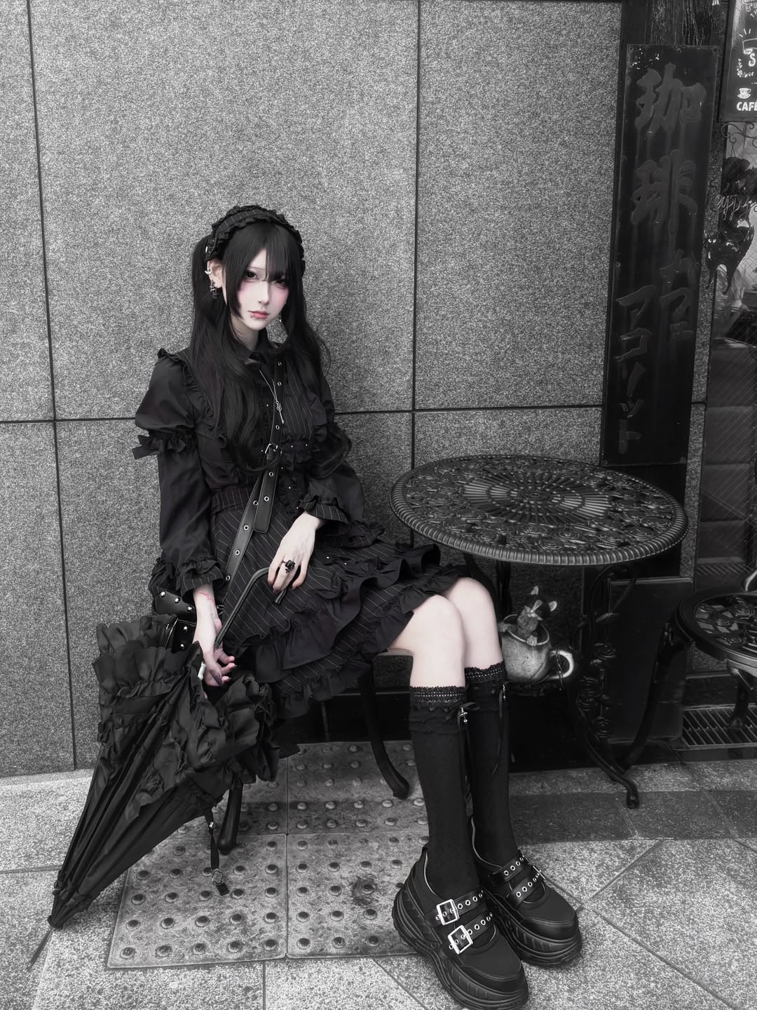 mine》クロスエプロンジャンパースカート- LAFARY ONLINE