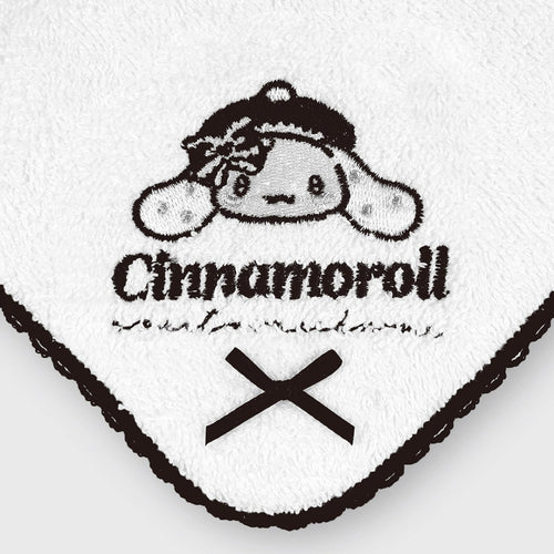 《LAFARYオリジナル》SWEET♡MONOCHROMEシリーズ３　刺繍リボンハンカチ　シナモロール 2