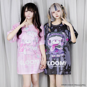 《グルーミー＆汎用うさぎ×LAFARY》フルグラフィックTシャツ 2