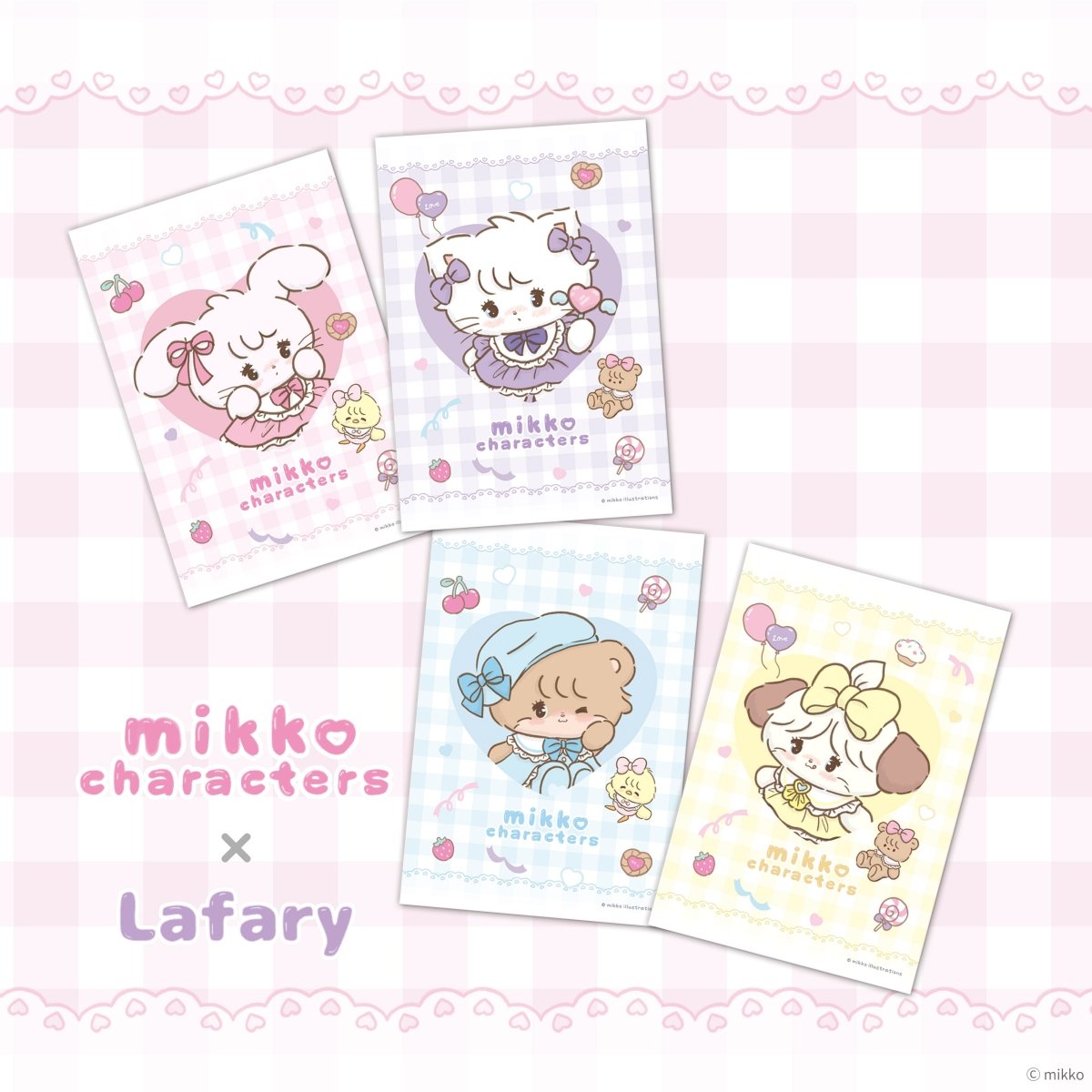 《mikko×Lafary》ポスカ4枚セット