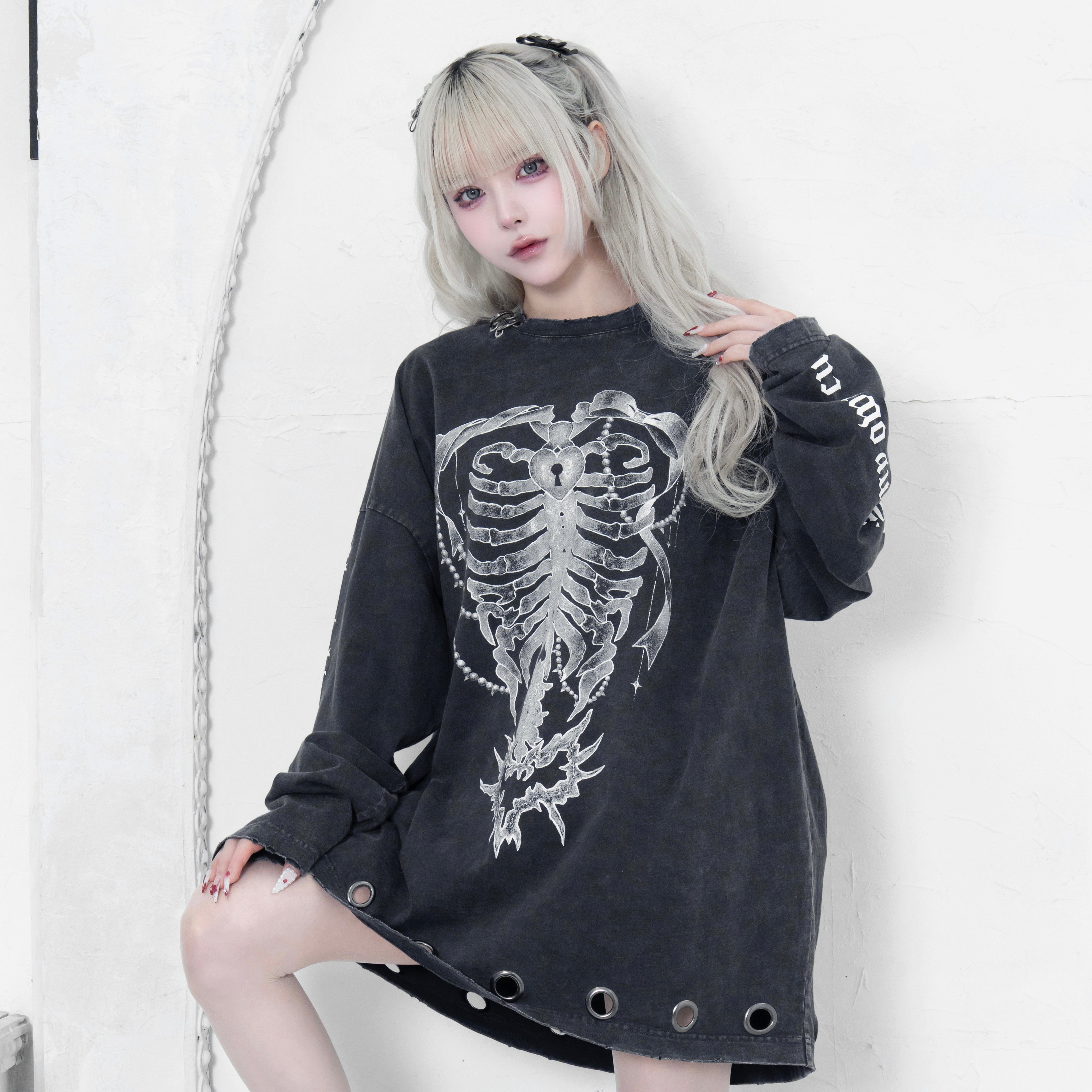 mine》ハトメロングTシャツ- LAFARY ONLINE