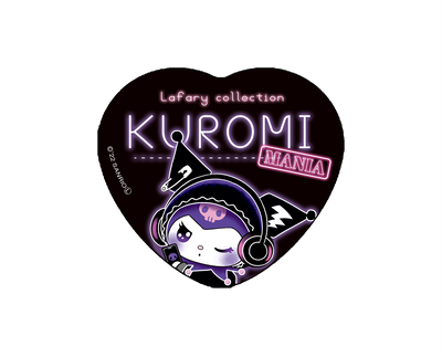 《Lafaryオリジナル》KUROMI MANIA♡缶バッジ