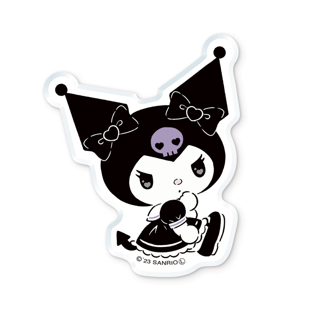 《Lafaryオリジナル》SWEET♥MONOCHROMEシリーズ♡アクリルステッカー　クロミ