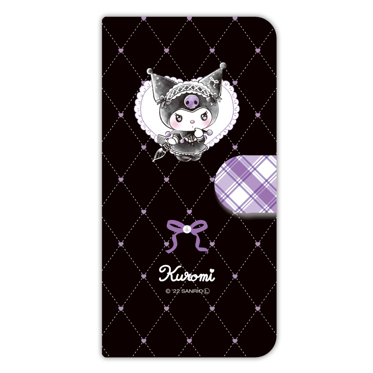 《LAFARYオリジナル》SANRIO×LAFARY 手帳型スマホケース　クロミ